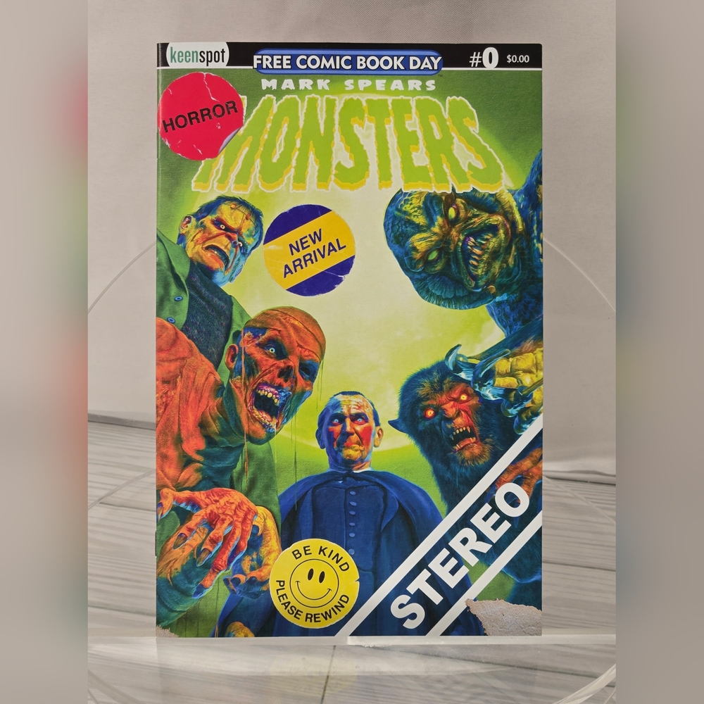 Monsters #0 (FCBD 2025) Keenspot, Mark Spears, WWE NXT's Ethan Page